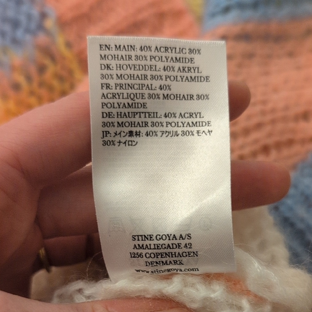 STINE GOYA Multicolor Patchwork Sweater - image 10